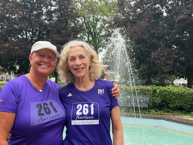 Tracy Higginbotham and Kathrine Switzer